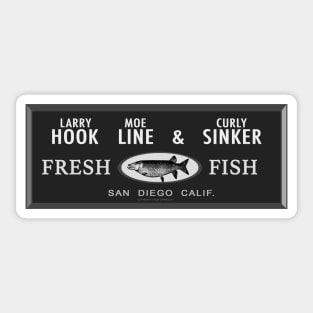 Hook, Line & Sinker Sticker